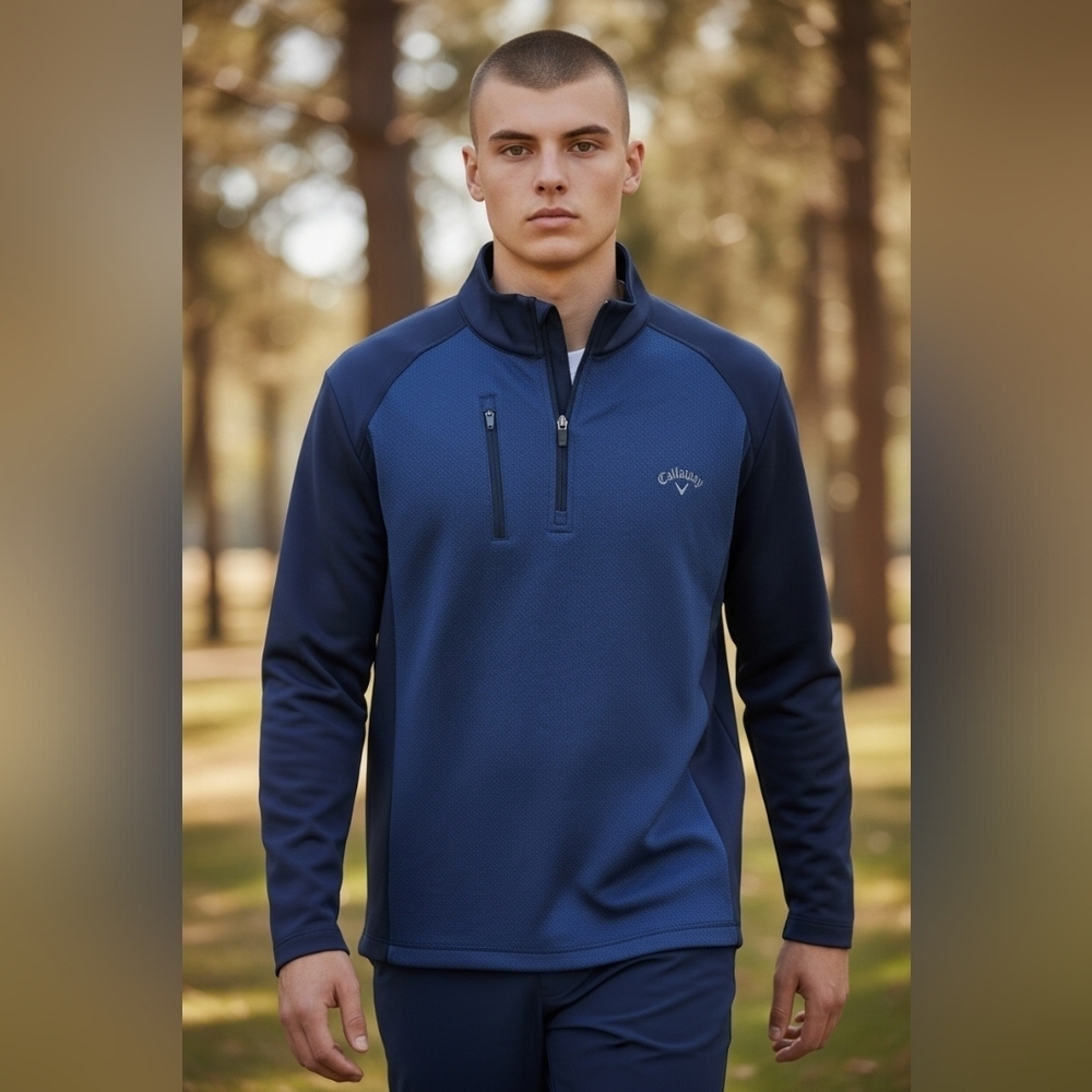 Callaway Men's Size Large Qrt Zip Golf Performance Pullover